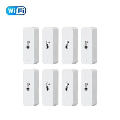 Tuya Wifi/Zigbee Temperature And Humidity Sensor Indoor Thermometer Smart Life Control For Home Work With Alexa Google Assis…