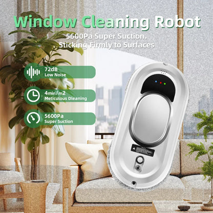 Electric Window Cleaning Robot 5600Pa Automatic & Remot Control Limpiacristales Vacuum Glass Washing Robot for Home Applianc…