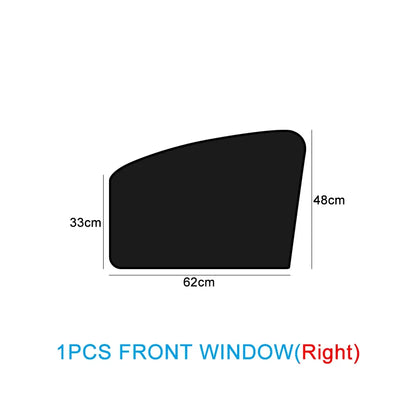 Magnetic Car Sunshade UV Protection Curtains Sun Shield Cover Double Sides Auto Window Sun shade Protector Cover Diy Accesso…