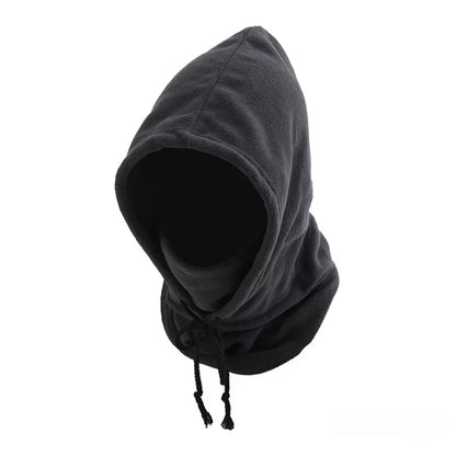 Unisex Winter Balaclava Knit Hood - Windproof Mask with Drawstring, Motorcycle Riding Headgea Warm Knitted Cap Cold Weather…