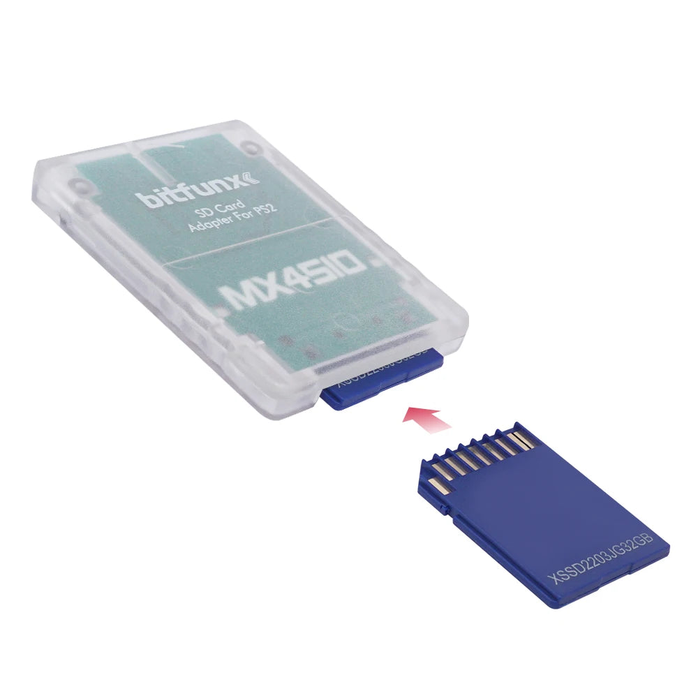 Bitfunx MX4SIO SIO2SD SD/TF Card Adapter Game Reader for PS2 Playstation2 Game Console - image 8
