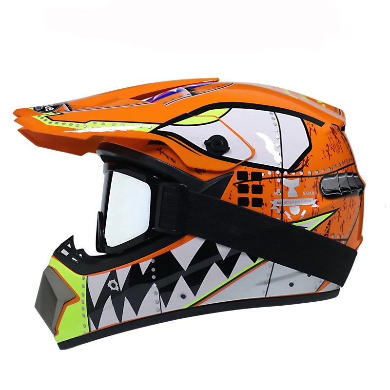 Motorcycle helmet children off-road helmet bike downhill AM DH cross helmet capacete motocross casco - image 13