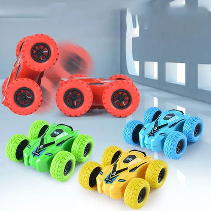Children's Toy Car Fun Double-Sided Car Inertial Safety Anti-Collision Anti-Fall Kids Model Sliding Off-Road Vehicle - image…