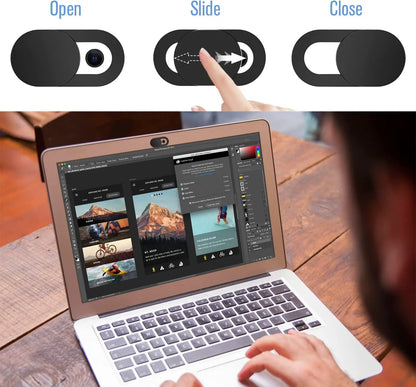 Webcam Cover Shutter Magnet Slider Plastic Camera Cover for iPad Tablet Web Laptop Pc Camera Mobile Phone Lenses Privacy Sti…