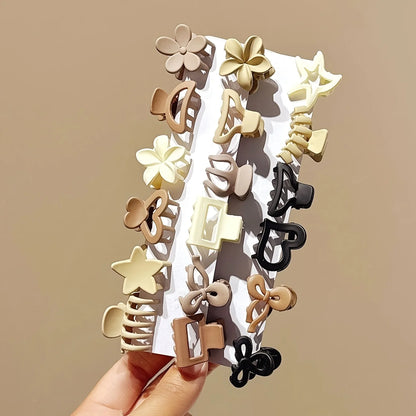 5/10/20/30pcs Beige Mixed Pack Small Clips, Cute Girl Accessories - Perfect for Daily Use, Special Occasions, or Travel Gift…