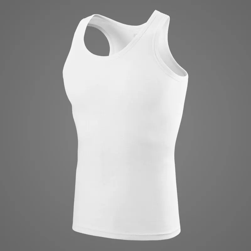 1/3/5 Piece Men's Cotton Sports Skinny Vest Teenagers Leisure Joker Sleeveless T Men's Fitness Training Simple Top - image 10
