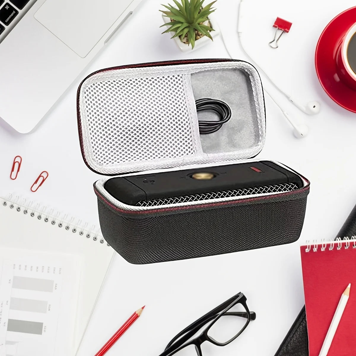 Shockproof Organizer, Portable Electronic Product Storage Bag, Sound Protection Box, Portable and Pressure Resistant Storage…