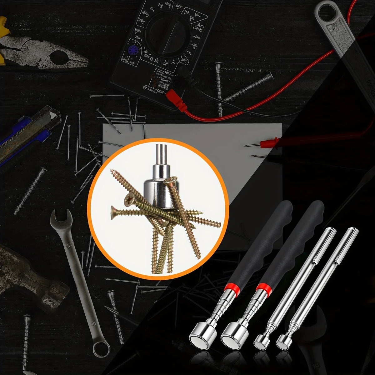 Telescopic Magnet Picking Tool for Hard to Reach Areas - image 4