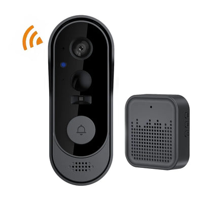Tuya WiFi Smart Video Doorbell 1080P HD Outdoor Peephole Camera with Two-Way Audio Intercom Waterproof Home Security Door Eye
