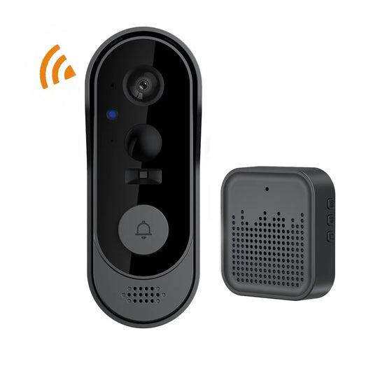 Tuya WiFi Smart Video Doorbell 1080P HD Outdoor Peephole Camera with Two-Way Audio Intercom Waterproof Home Security Door Eye