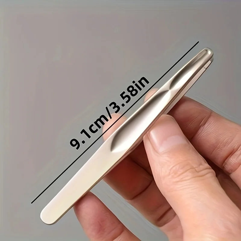 Premium Round Head Tweezers for Eyebrow & Facial Hair Removal Seamless Clips Short Hair Precision Beard Clip - image 5