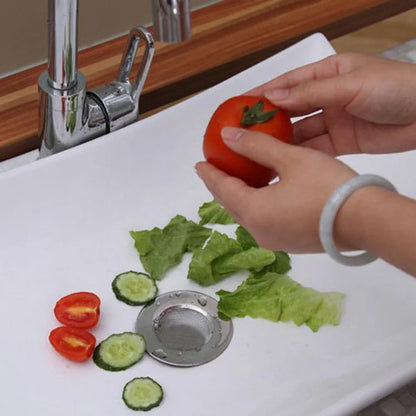 Stainless Steel Bathtub Hair Catcher Stopper Shower Drain Hole Filter Trap Kitchen Metal Sink Strainer Floor Drain - image 2