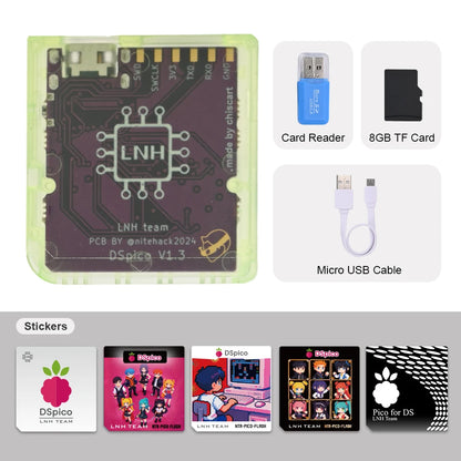 Chiscart DSpico Game Reader Cart Injection Molded Transparent Case with RP2040 MCU For NDS NDSL DSi 3DS Console - image 13
