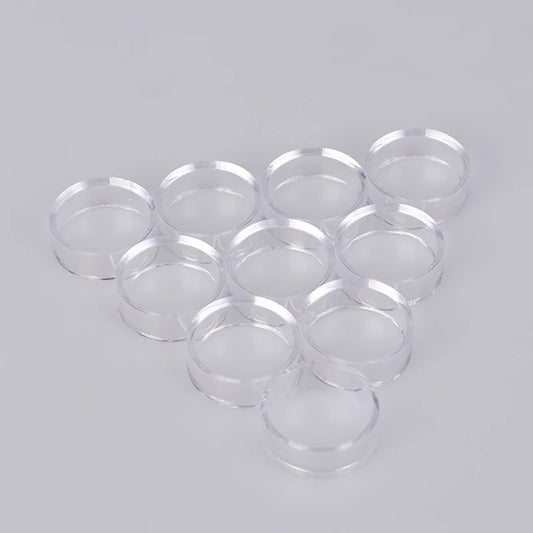 10pcs Acrylic Clear Display Stand Sphere Holder For Crystal Ball Base Pedestal Support Decor Pedestal