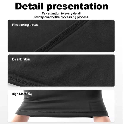 Cycling Face Mask Absorb Sweat Breathable Fishing Training Sport UV Face Scarf Neck Gaiter Summer Face Bandana - image 3