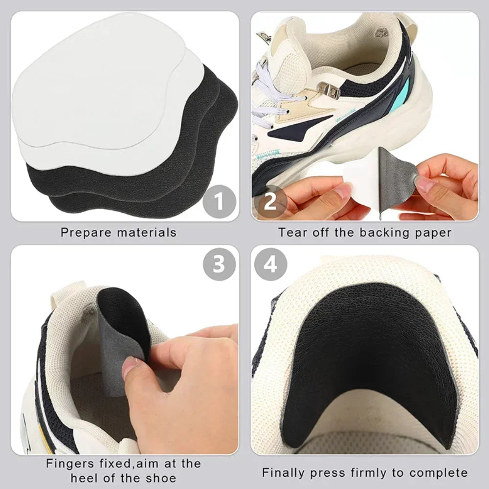 6pcs Sports Shoes Repair Stickers Suede Heel Protector Anti-Wear Repair Holes Self-adhesive Patches Insoles Pad Foot Care In…
