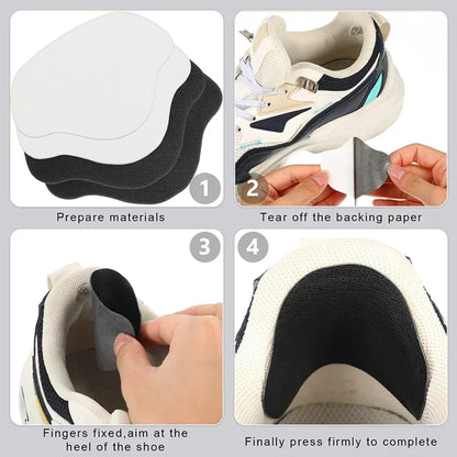 6pcs Sports Shoes Repair Stickers Suede Heel Protector Anti-Wear Repair Holes Self-adhesive Patches Insoles Pad Foot Care In…