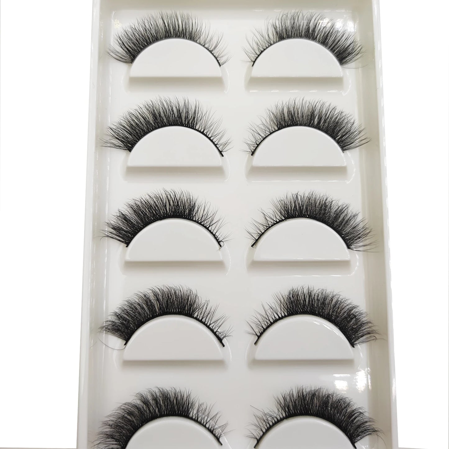 Natural 3D Mink False Eyelashes, Soft Wispy, Fluffy Eye Faux Lashes, Make Up Eyelash, Beauty Cat Cilios, 5 Pairs, 15 Styles…