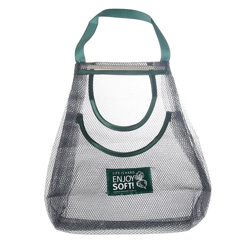 Reusable Storage Bags Kitchen Hanging Mesh Bag Home Fruit And Vegetable Storage Net Bag For Ginger Garlic Potatoes Onions -…