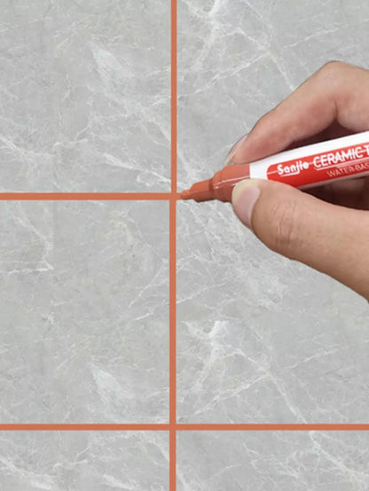 1/5/10/30PC Ceramic tile bathroom wall floor tile gap color repair anti-mildew waterproof whiteboard color repair pen - imag…