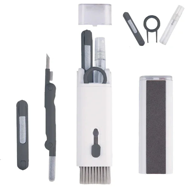 7-in-1 Computer Keyboard Cleaner Brush Kit Earphone Cleaning Pen For Headset Keyboard Cleaning Tools Cleaner Keycap Puller K…