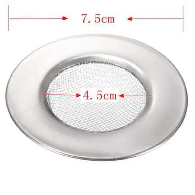 Stainless Steel Bathtub Hair Catcher Stopper Shower Drain Hole Filter Trap Kitchen Metal Sink Strainer Floor Drain - image 5