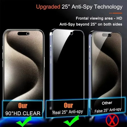 Privacy Screen Protector For iPhone 16 13 15 18 11 12 14 17 Pro Max Air 16e Anti-spy Glass For iPhone 13 12 Mini 7 8 Plus SE…