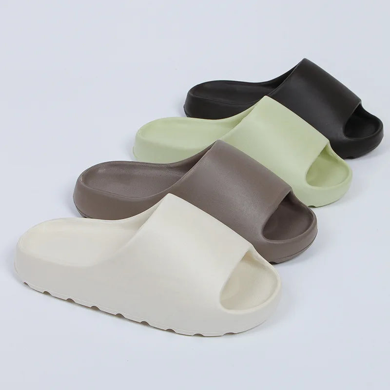 Coconut Slippers Feel like Stepping on Clouds Thick-soled Sandals Summer New Non-slip Wearing Sandals（Shoebox not included）…