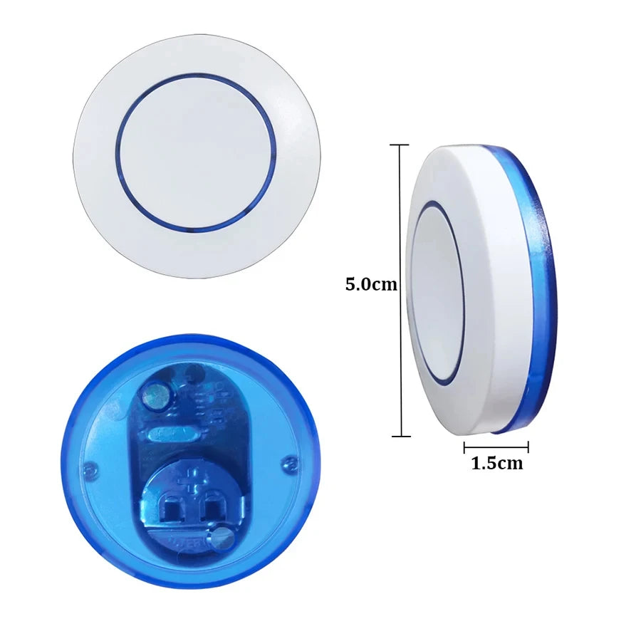RF 433MHz Wireless Light Switch 220V 110V 10A Relay Controlle Mini Round Button Wall Panel Switch Remote Control For LED Lam…