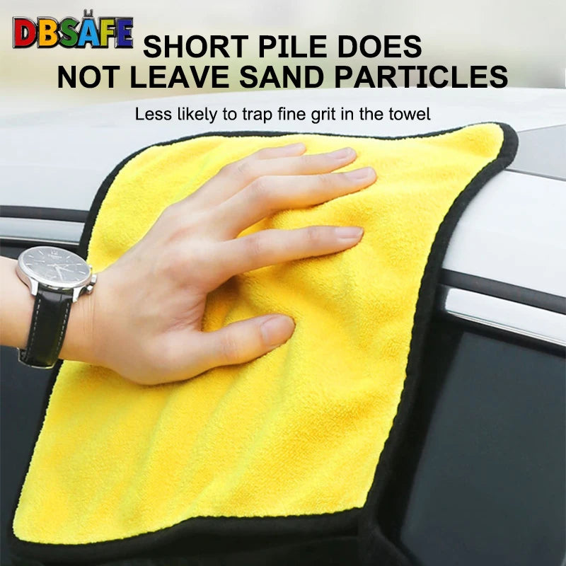 High-end Microfiber Towel Car Wash Towel Detailing Cleaning Cloth Car Wash Drying Towel Car Absorbent Cleaning Products - im…