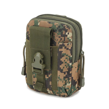 Molle Pouch Belt Waist Pack Men Small Pocket Survival Tool Bag for Running Travel Camping Hunting Airsoft - image 12