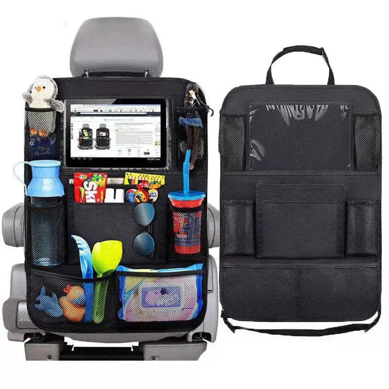 Car Backseat Organizer with Touch Screen Tablet Holder Auto Storage Pockets Cover Car Seat Back Protectors Car Accessories -…