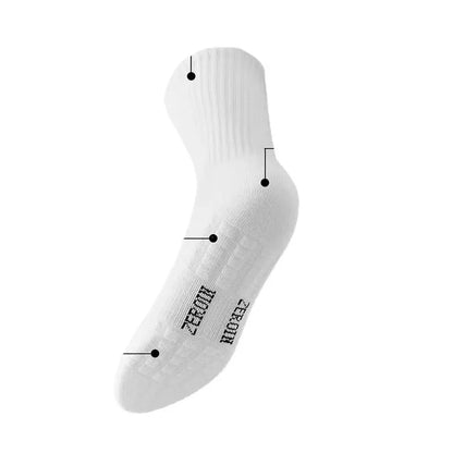 1pairs Socks Men's cotton deodorant winter towel bottom with velvet mid-tube white stockings thickened sports basketball soc…