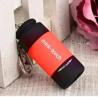 Led Micro Pocket Flashlight Portable USB Rechargeable Keychain Flashlight Waterproof Home Outdoor Hiking Camping Flashlight…