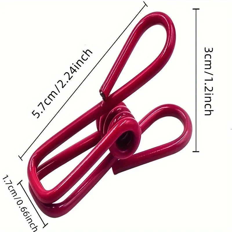 New Mini Bag Sealing Clip Kitchen Storage Food Snack Seal Sealing Bag Clips Portable Sealer Clamp Metal Tool Kitchen Accesso…