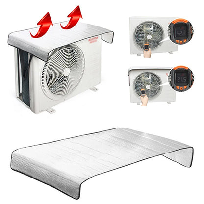 46x95CM Air Conditioning Cover Outdoor Sun Rainproof Anti-Dust Anti-Snow Cleaning Cover Home Air Conditioner Keep Cleaning T…
