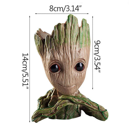 Home Decoration Crafts Miniature Model Office Desktop Display Cartoon Groot Figurines Handicrafts Decor Tree Man Ornament 5C…