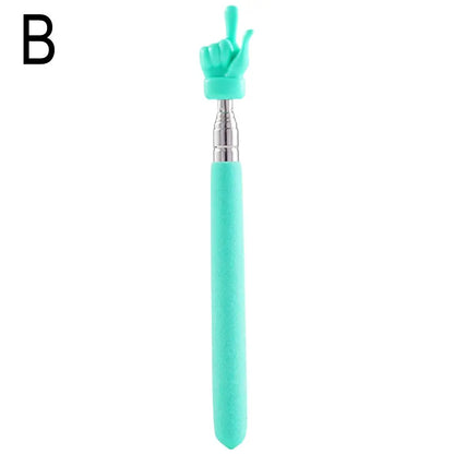 Retractable Teacher Pointer Finger Design StainlessSteel Telescopic School Teaching Pointer Stick Teacher Supplies for Class…
