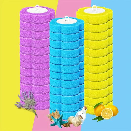 6/18/36-Pack Disposable Toilet Brush Heads - No-Corner Cleaning & Easy Replacement | Hygienic Bathroom Essentials