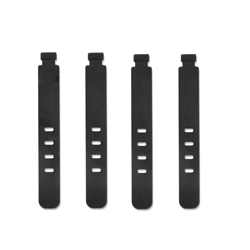 20/12/4PCS Cable Ties Cord Organizer Management Silicone Wire Holder Straps Zip Clips Reusable Tie Wraps Keeperwinder Rubber…