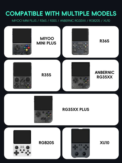 Data Frog for R36S Case Retro Video Game Bags EVA Cover Case for RG35XX R35S Miyoo Mini Plus Founded Protective Bag - image 2