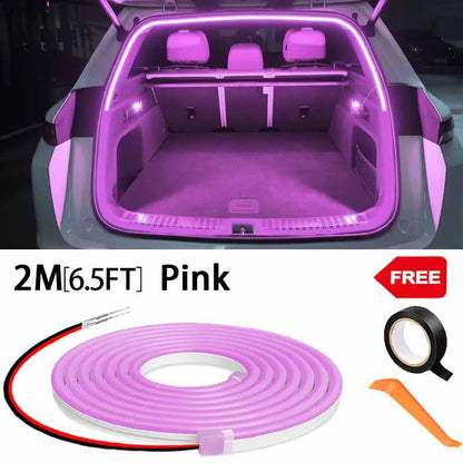 Car High Brightness Trunk Lighting Ambient Light Interior Decoration LED Wiring Free Automatic Sensing Tailgate Light Strip…