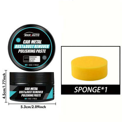 Car Rust Restoration Paste for Chrome Parts of Auto Rust And Fading on Car Wheels Designed for Renewing Oxidized Scratch Rep…