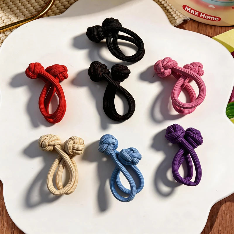 Simplicity Stretch Rubber Hair Ties for Women High Elasticity Fashion Girl Head Rope Scrunchie Hair Accessories - image 16