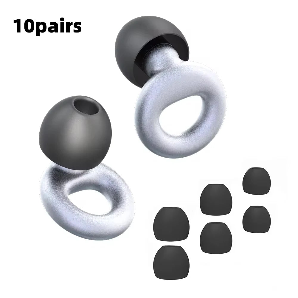Silicone Earplugs for Swimming Sleep Noise Cancel Noise Reduction-Soundproof Reduce Disturbances -Quality Earplugs - image 29