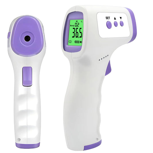 Digital Infrared Thermometer Forehead Body Non-Contact Fever Thermometers Or Medical Portable Finger Pulse Oximeter Blood Ox…