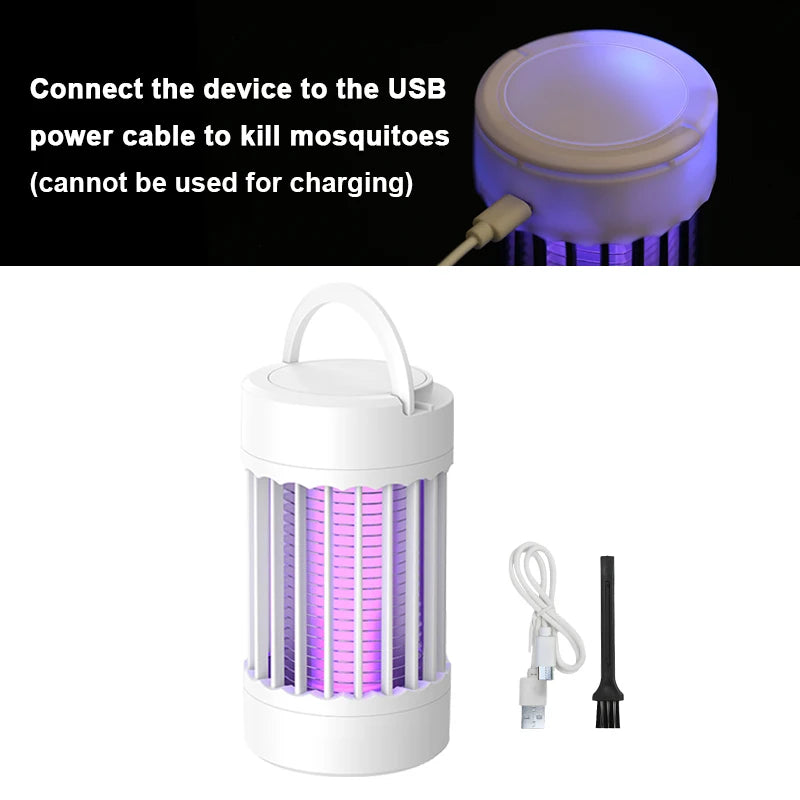 Electric Mosquito Killer Lamp UV Light Bug Zapper Trap USB 5V Summer Fly Swatter Insect Killer Light Camping - image 8