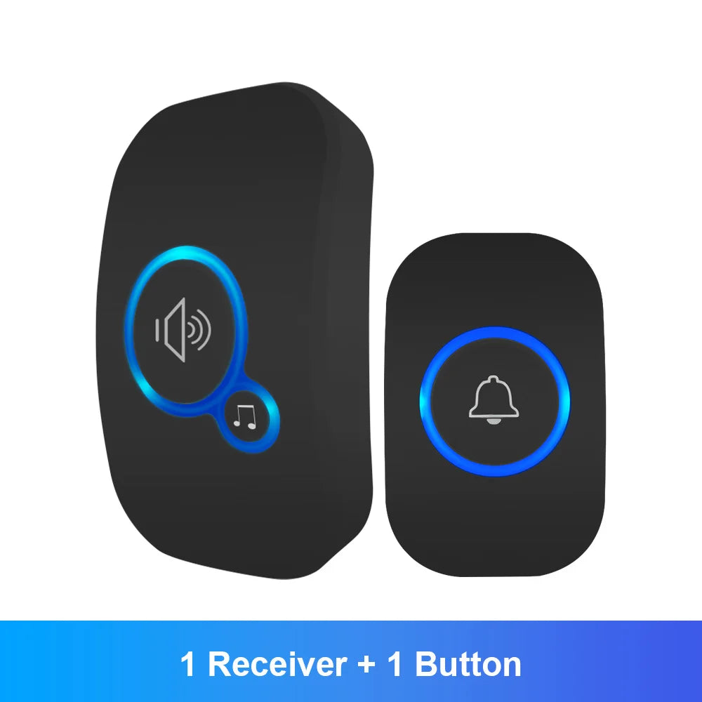 Wireless Doorbell FullHouse Waterproof Door Chime Kit Includes Push Button Transmitter and Plug In Receiver - image 10