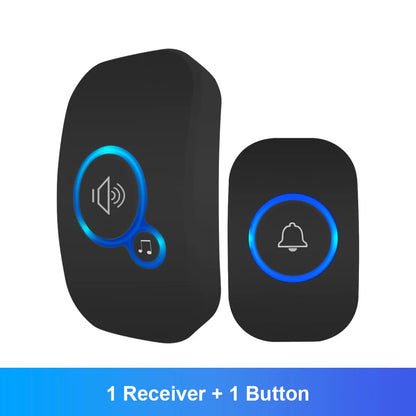 Wireless Doorbell FullHouse Waterproof Door Chime Kit Includes Push Button Transmitter and Plug In Receiver - image 10