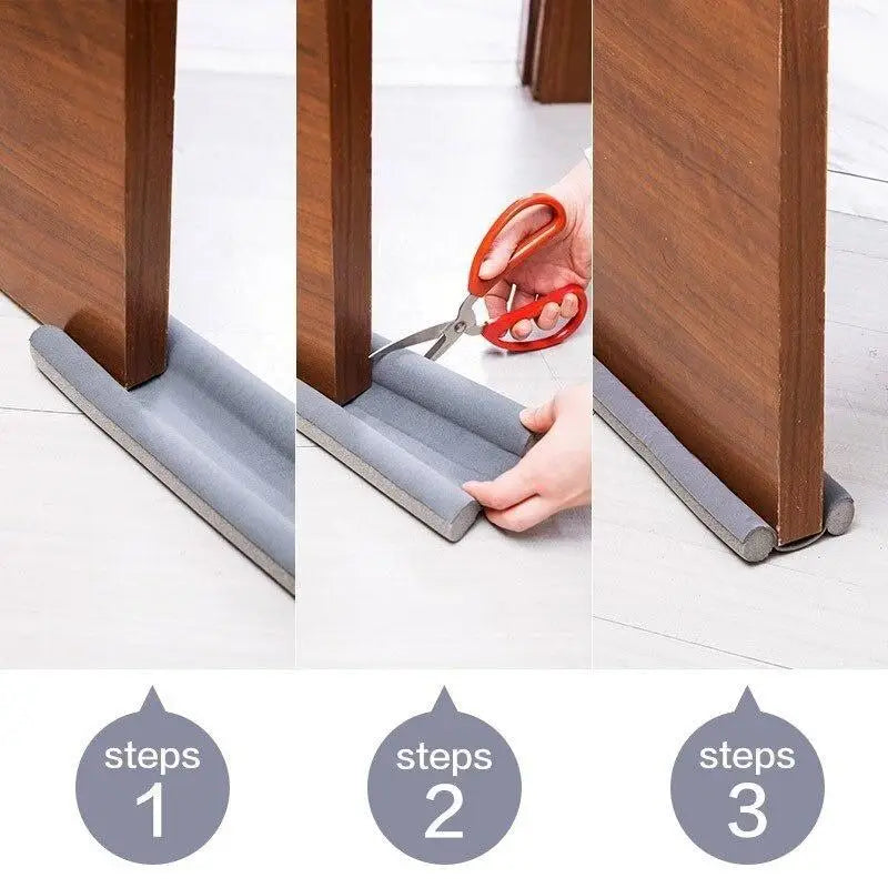 2/1PC Flexible Under Door Draft Stopper Door Bottom Seal Strip Weather Strip Thicker Anti-Cold Gap Blocker Sealing Weather S…